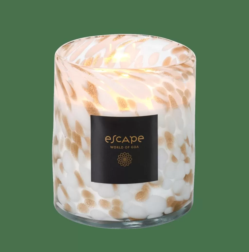 CASA ESCAPE WORLD OF GOA Candela Profumata Bianco, Dorato, Multicolore- Candele Profumate | Candele