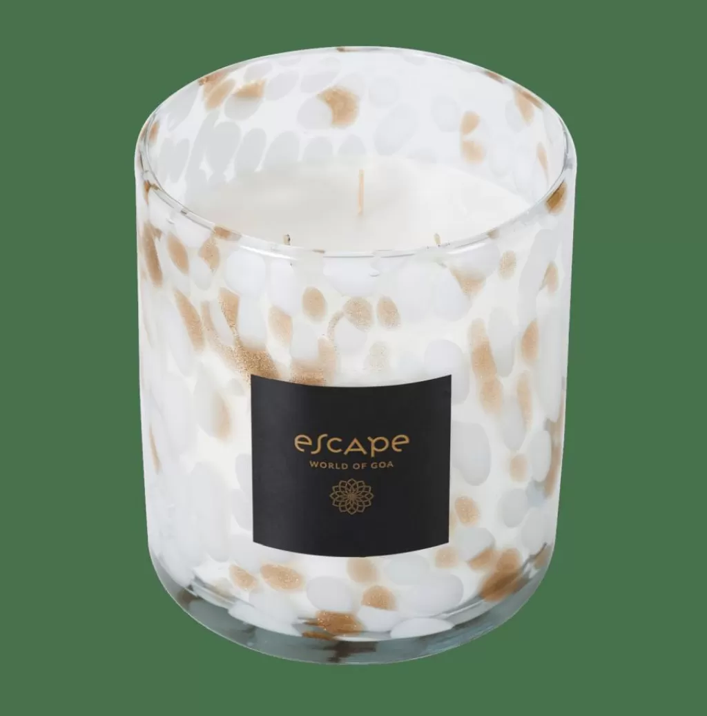CASA ESCAPE WORLD OF GOA Candela Profumata Bianco, Dorato, Multicolore- Candele Profumate | Candele