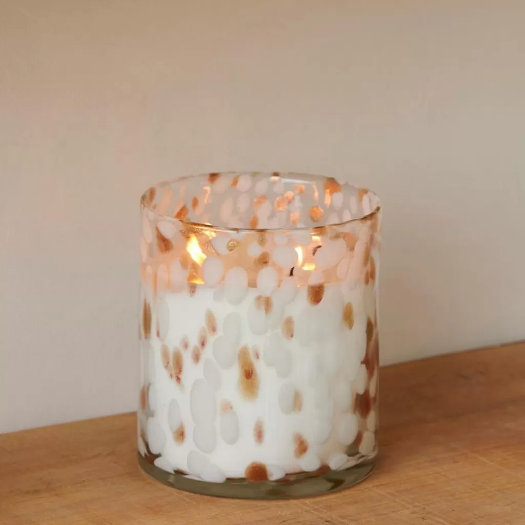 CASA ESCAPE WORLD OF GOA Candela Profumata In Vaso Bianco, Dorato, Multicolore- Candele Profumate | Candele