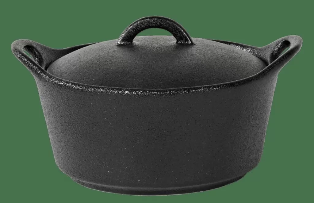 CASA FERO Cocotte Con Coperchio 40 CL Nero- Pirofile