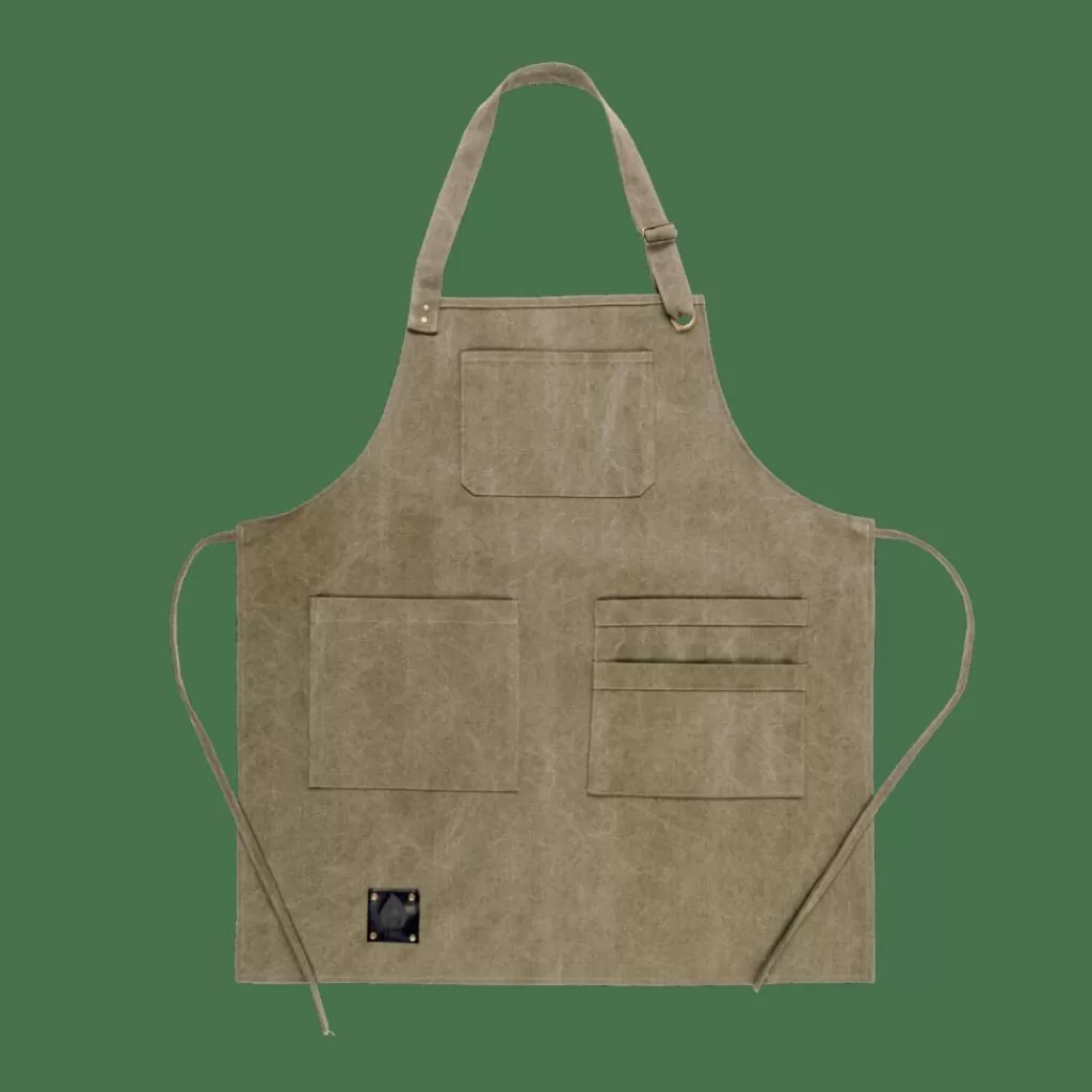 CASA FIRE Grembiule Verde Marrone- Grembiule
