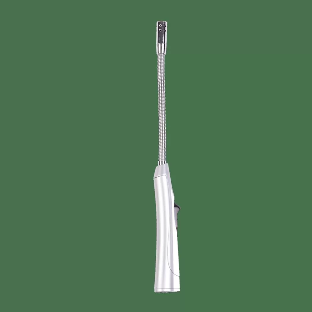 CASA FLAME Accendino A Gas Flessibile Argentato- Strumenti Da Cucina