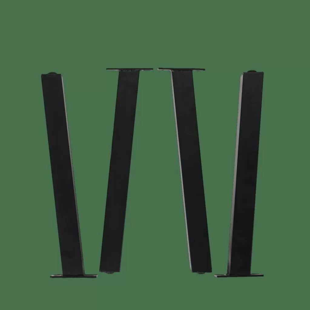 CASA FORMAX Tavolo Da Giardino Con Gambe Nero- Tavoli Da Giardino