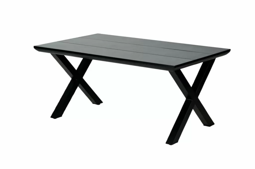 CASA FORMAX Tavolo Da Giardino Con Gambe X Nero- Tavoli Da Giardino
