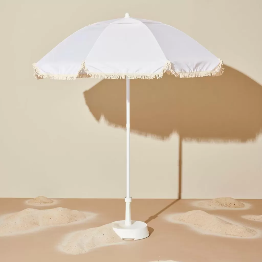 CASA FRANJA & VALINO Set Ombrellone Bianchi- Ombrelloni
