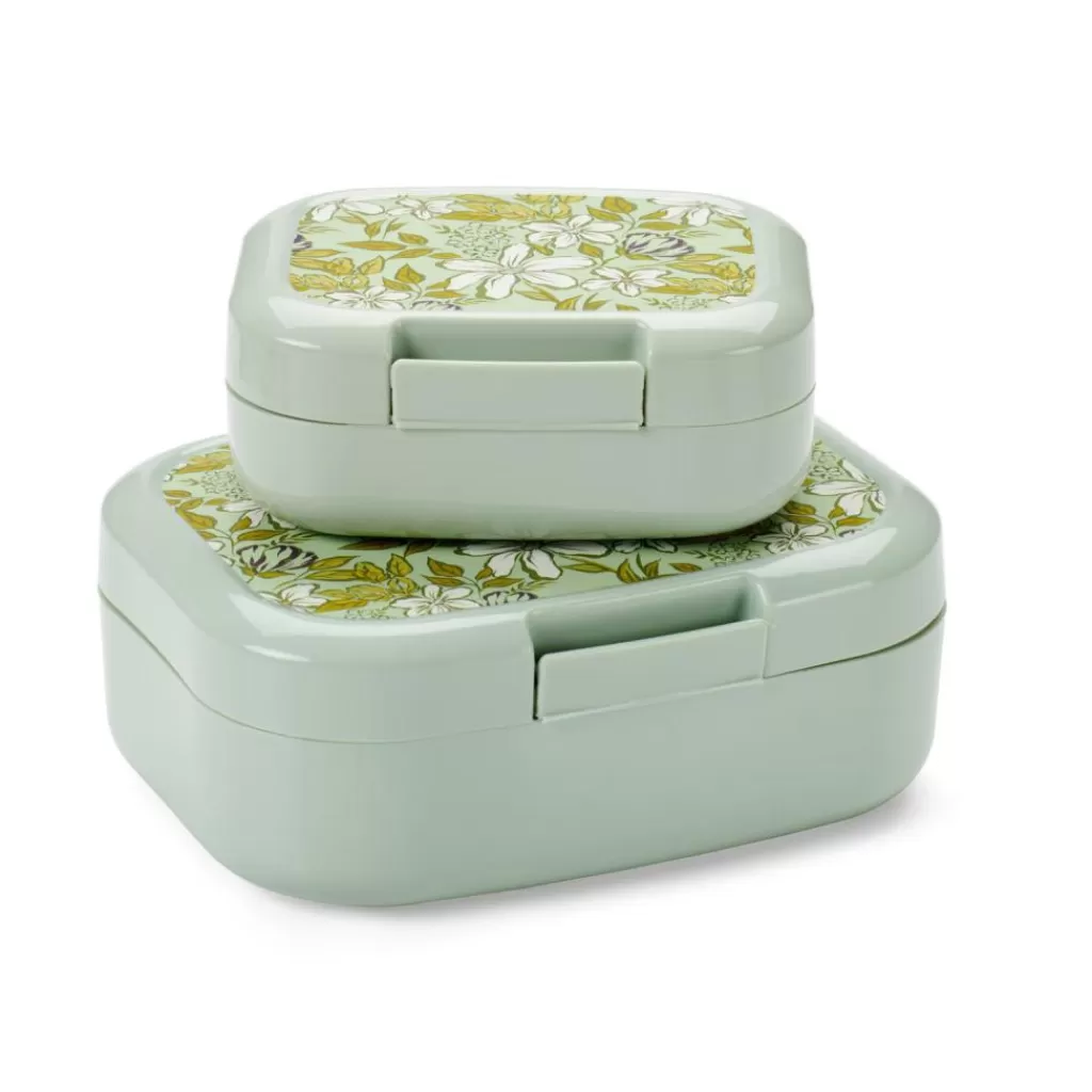 CASA FRESHMOOD Contenitore X Snack Con Clip Seafoam + Stampa Loulou Sea Foam- Scatole Conserva Vivande