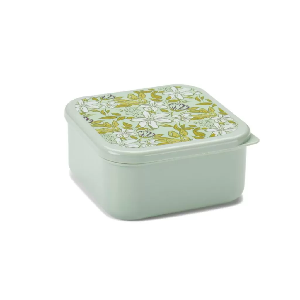 CASA FRESHMOOD Contenitori X Snack Set Da 3 Seafoam + Stampa Loulou Colore: Seafoam- Scatole Conserva Vivande