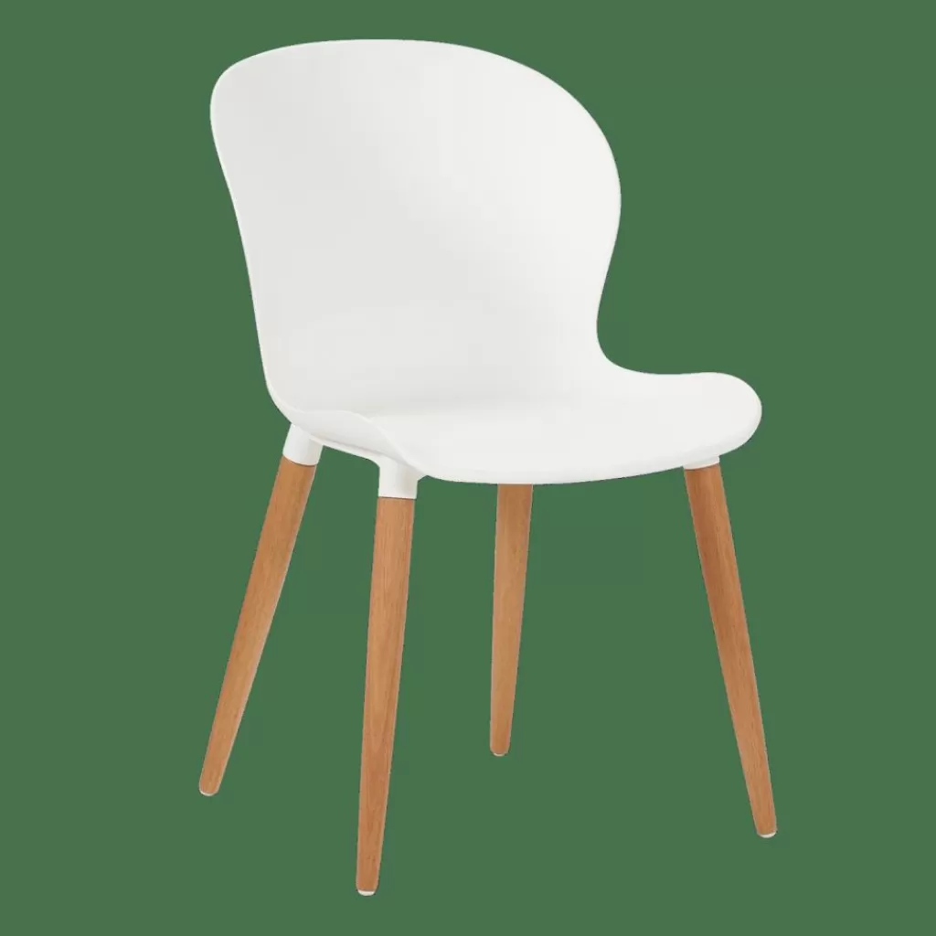 CASA FRIDA / FRAY Gambe Set/4 Eucalipto Naturale- Sedie Da Pranzo | Sedie Da Giardino