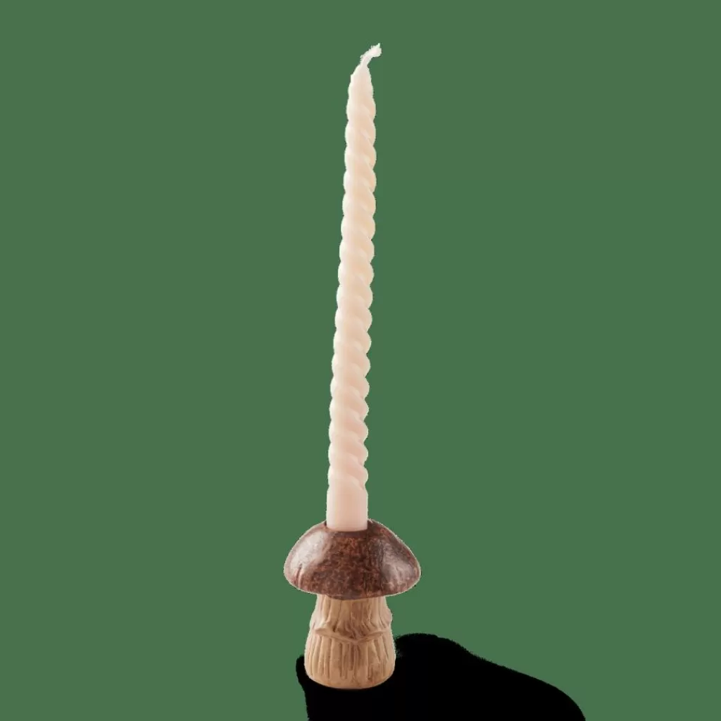CASA FUNGI Candeliere Marrone- Candelieri | Autunno