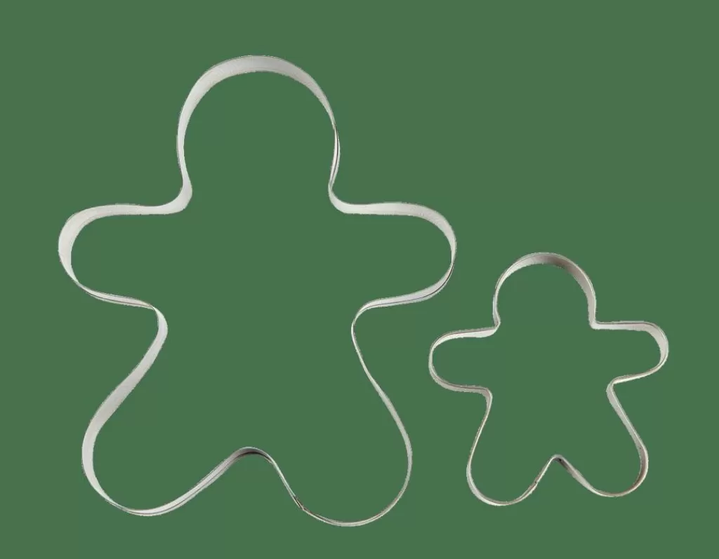 CASA GINGERBREAD Stampini Set Di 2 Argentato- Stampi