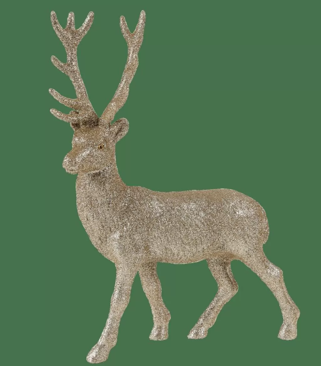 CASA GOLD DEER Decorazione Soprammobile Dorato- Figurine Decorative