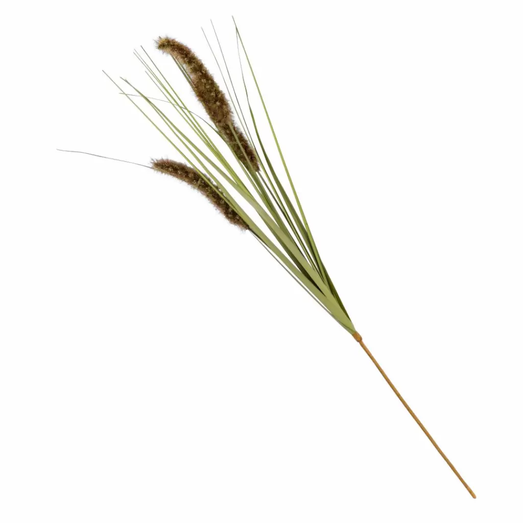 CASA GRASS Mazzo Di Erba Rosso- Rami Artificiali