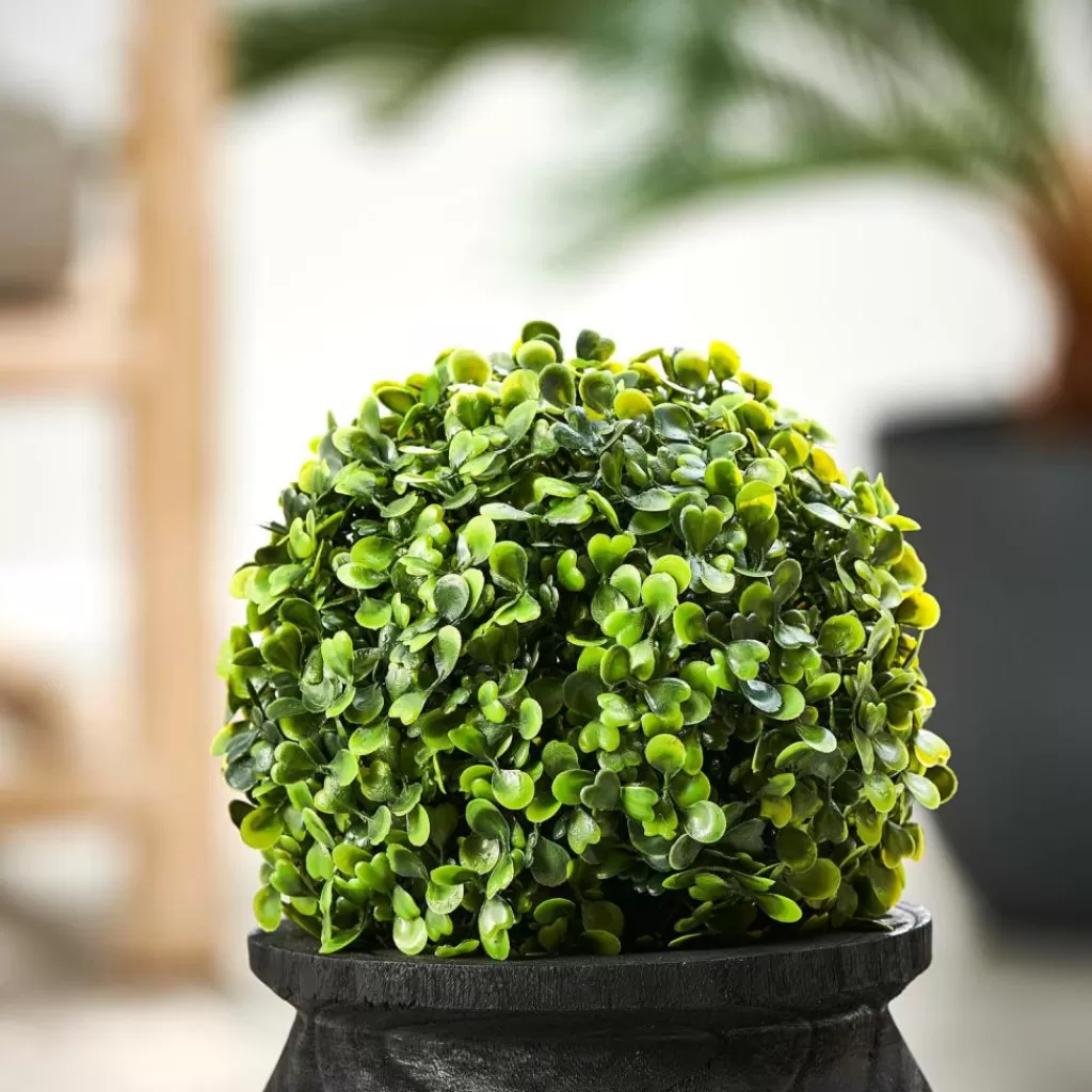 CASA GREEN Palla Di Bosso Artificiale Verde- Piante Artificiali