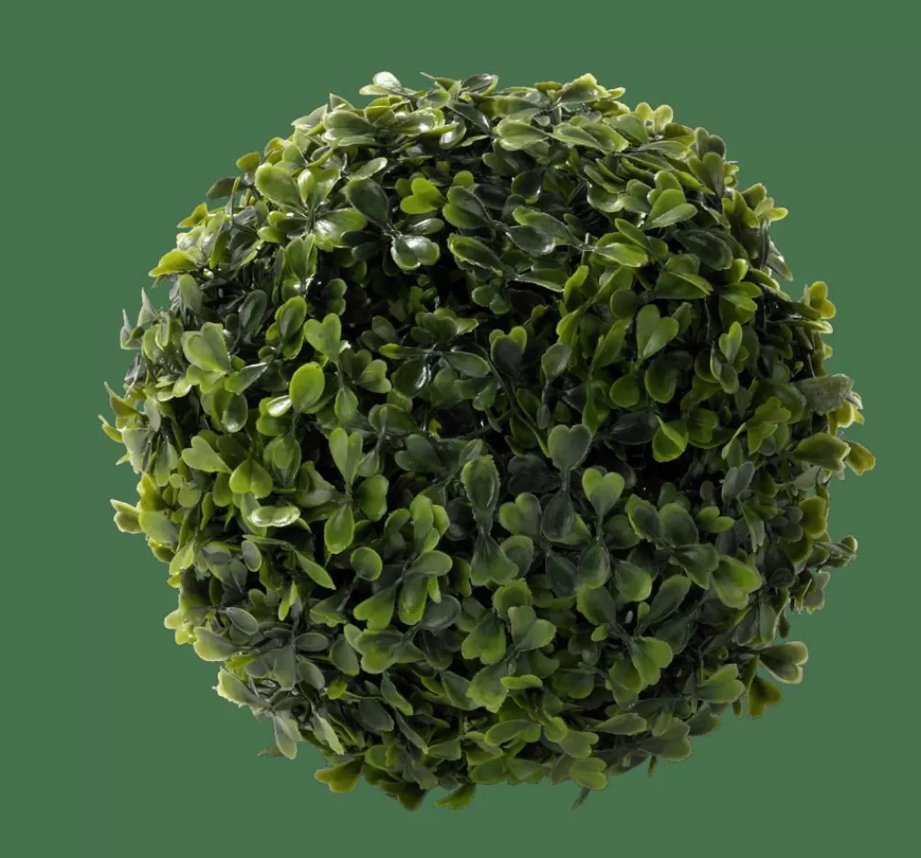 CASA GREEN Palla Di Bosso Artificiale Verde- Piante Artificiali