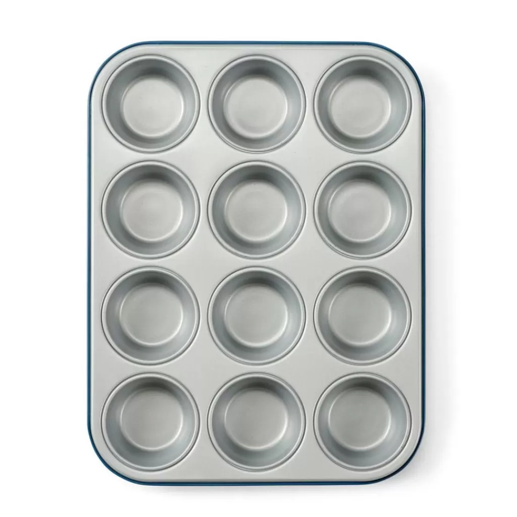 CASA GREENBAKE Stampo Per 12 Muffin Blu- Stampi