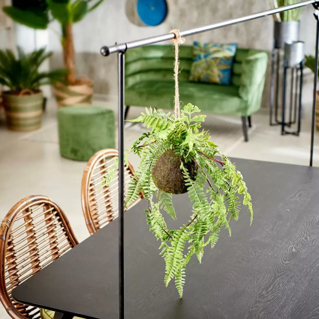 CASA GREENERY Vaso Sospeso Con Felce Verde- Piante Artificiali