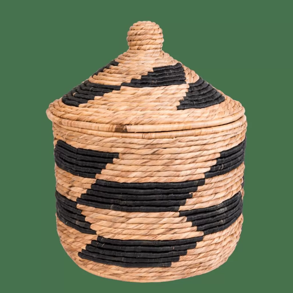 CASA GUATEMALA Cesto Nero, Naturale- Cesti Portatutto