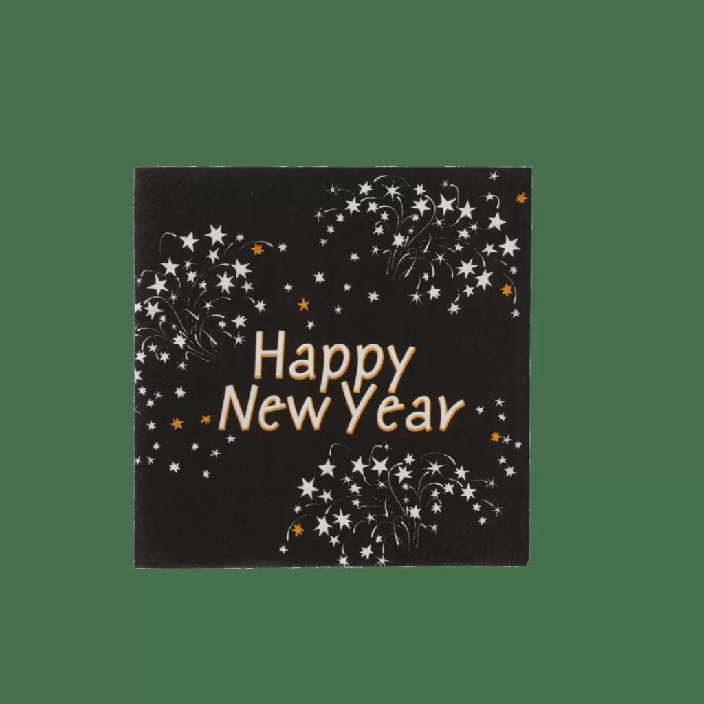 CASA HAPPY NY Set Di 20 Tovaglioli Verde- Tovaglioli