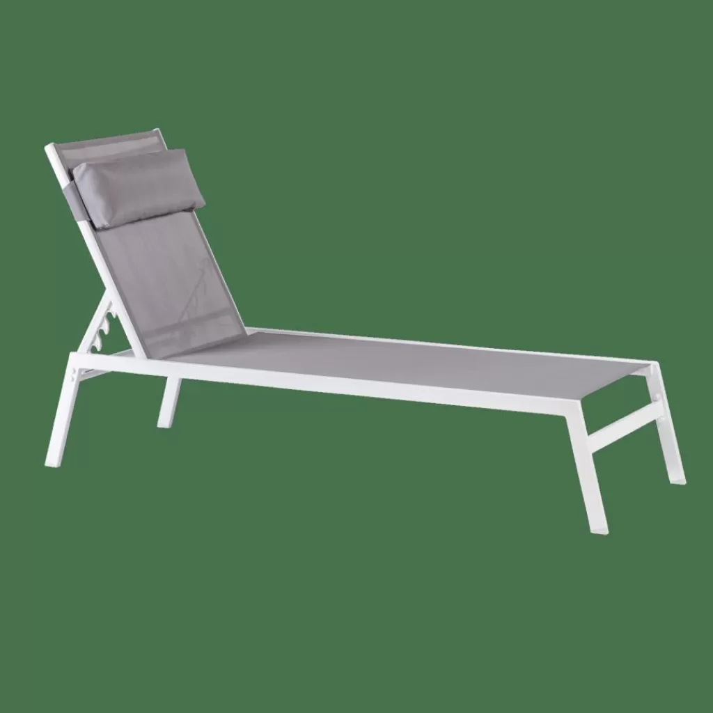 CASA HUGO Lettino Set Di 2 Bianco/grigio- Lettini