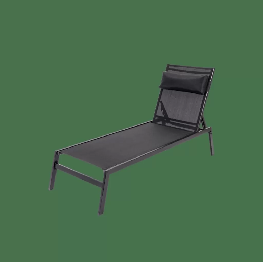 CASA HUGO Lettino Set Di 2 Nero- Lettini