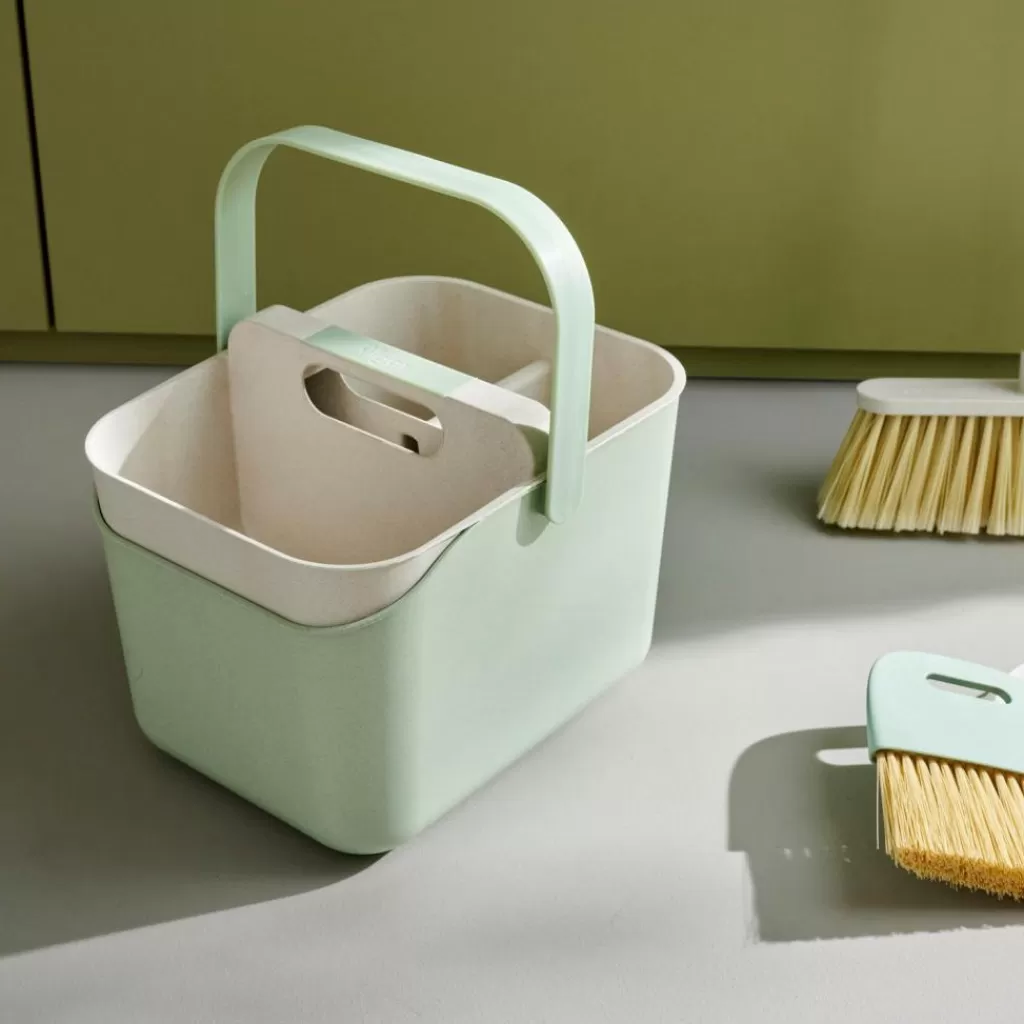 CASA JASMIN Secchio/contenitore 2 In 1 Verde- Pulire