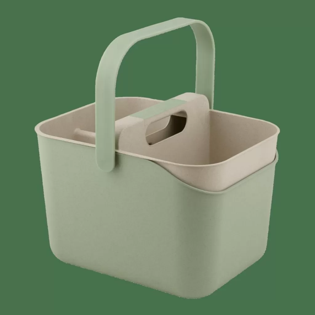 CASA JASMIN Secchio/contenitore 2 In 1 Verde- Pulire