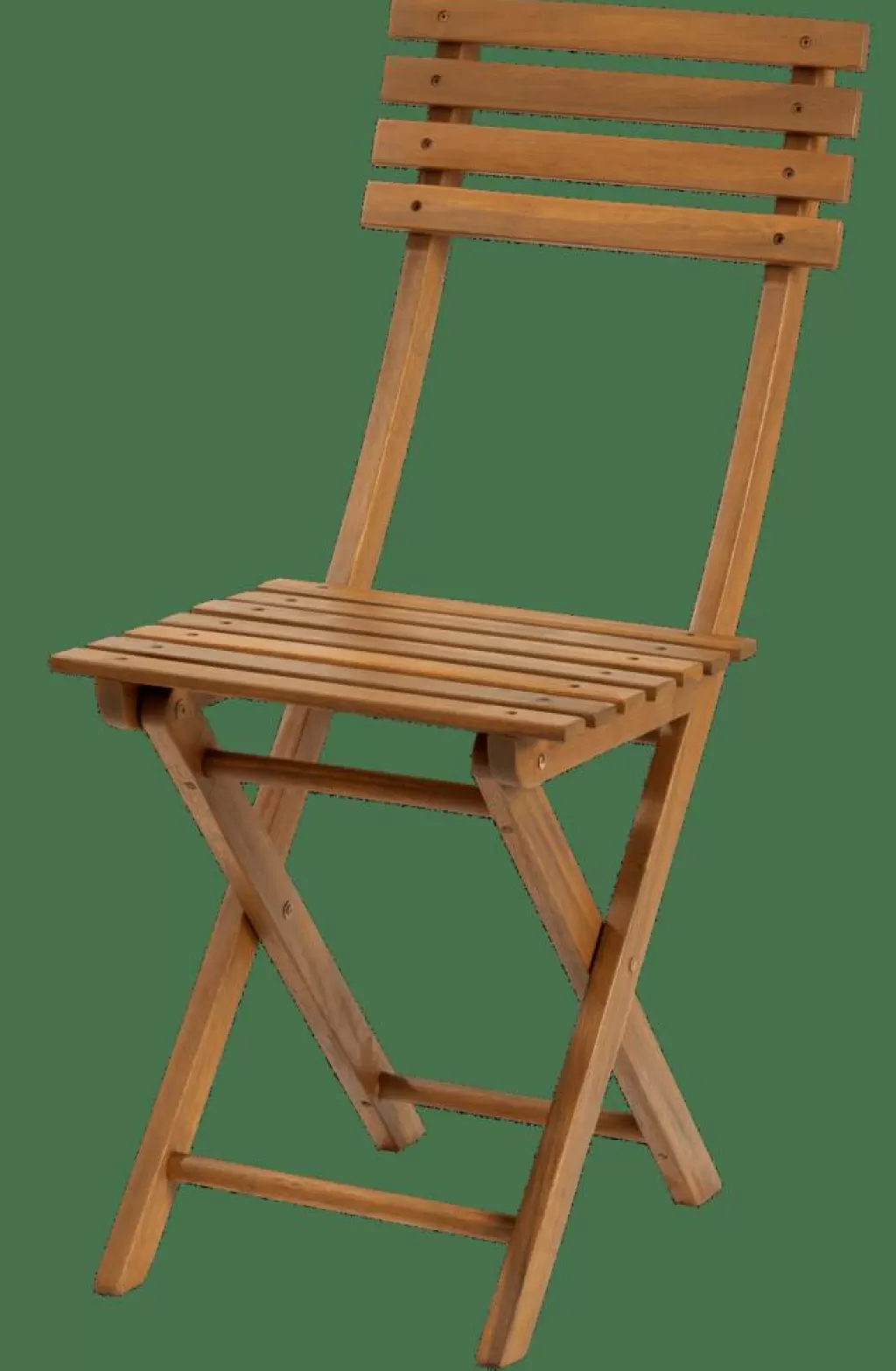 CASA KOS Sedia Pieghevole Naturale- Set Balcone | Sedie Bistro