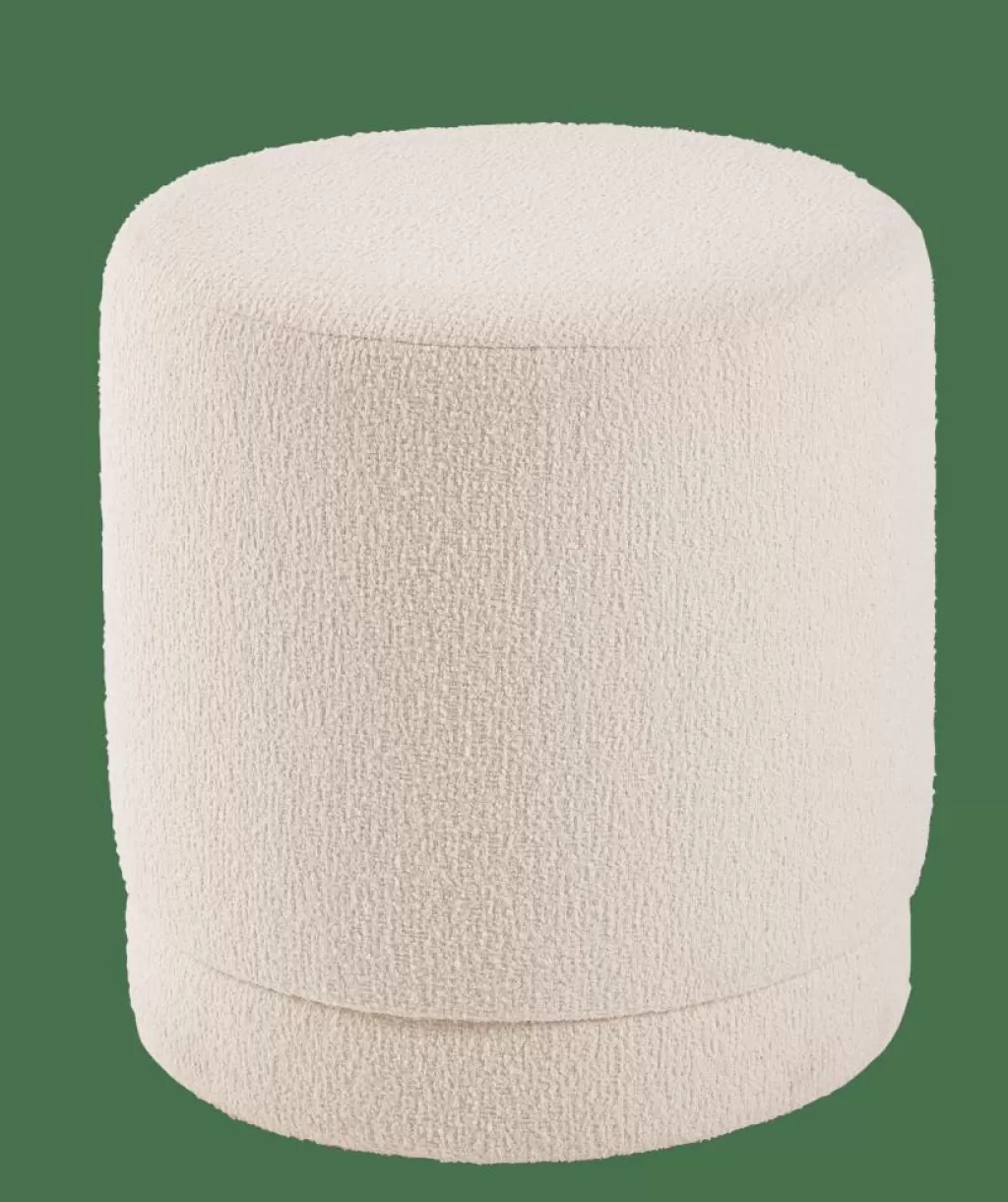 CASA LANCE Pouf: Bianco- Pouf