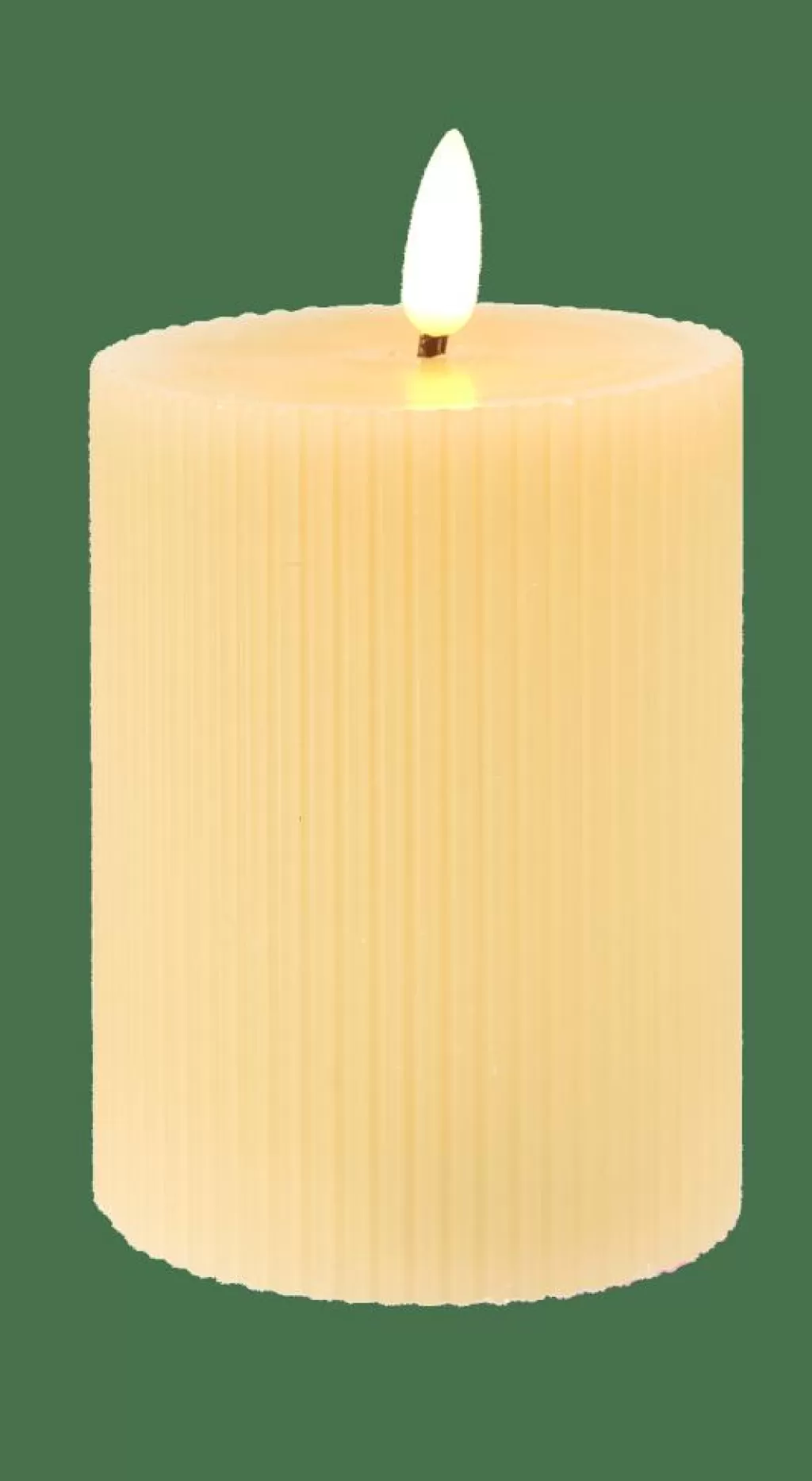 CASA LED Candela Con Luci Led Marrone- Candele Led