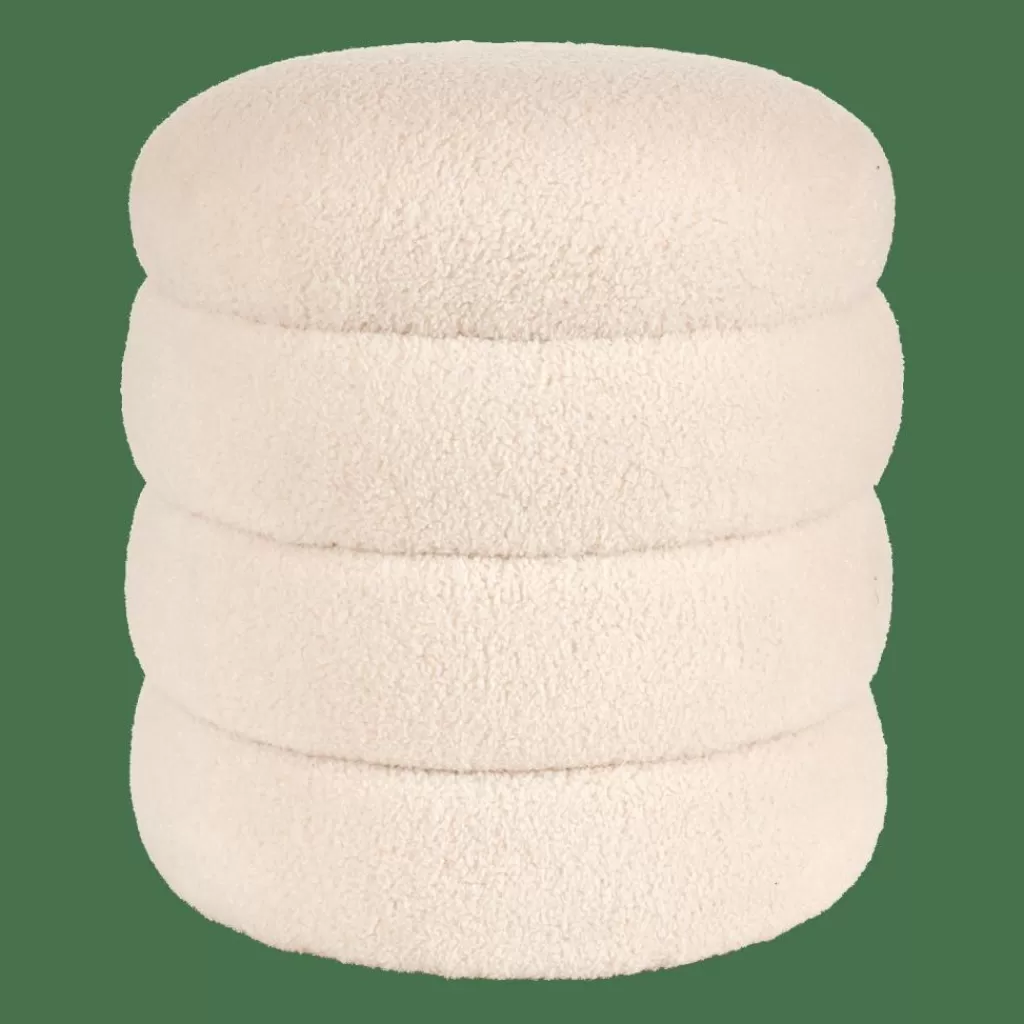 CASA LOBBY Pouf: Bianco Antico- Autunno | Pouf