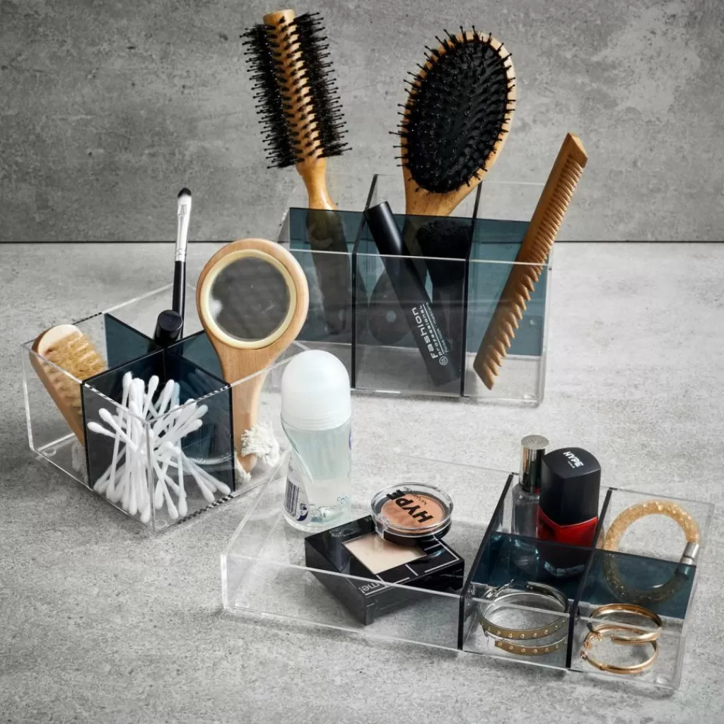 CASA LUXACRYL Organizzatore Trasparente- Accessori Da Lavandino