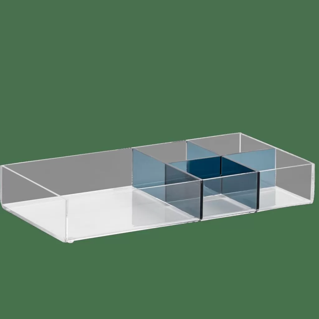 CASA LUXACRYL Organizzatore Trasparente- Accessori Da Lavandino