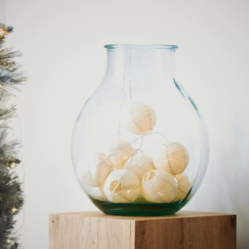 CASA LYNN Filo Luminoso Sfera 10 Luci Led Beige- Fili Luminosi