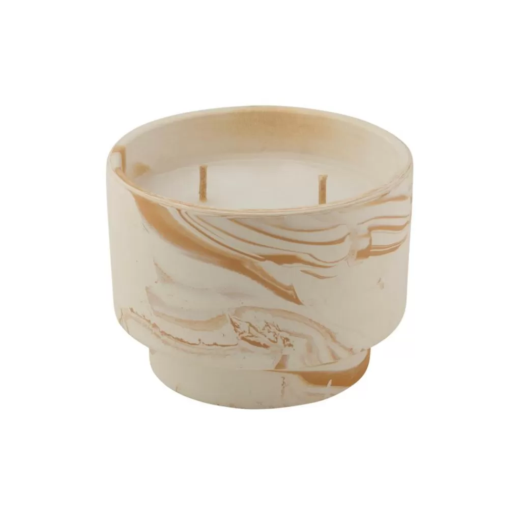 CASA MARBLE Candele Da Esterno Bianco, Arancione- Candele Da Giardino
