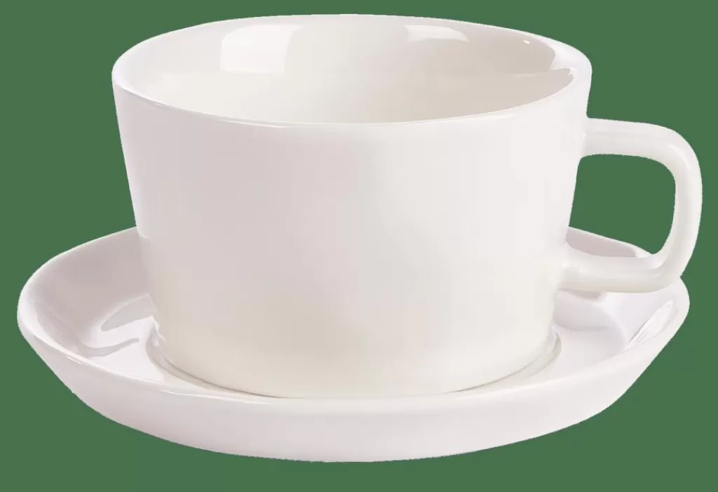 CASA MAREA Tazza E Piattino 22 CL Bianco- Tazze