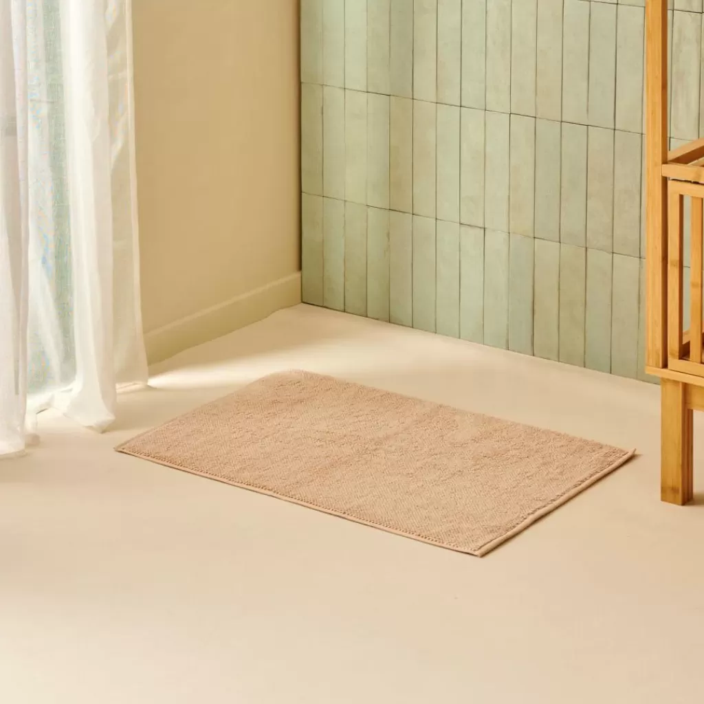 CASA MINERAL Tappetino Bagno Crema- Tappeti Per Bagno