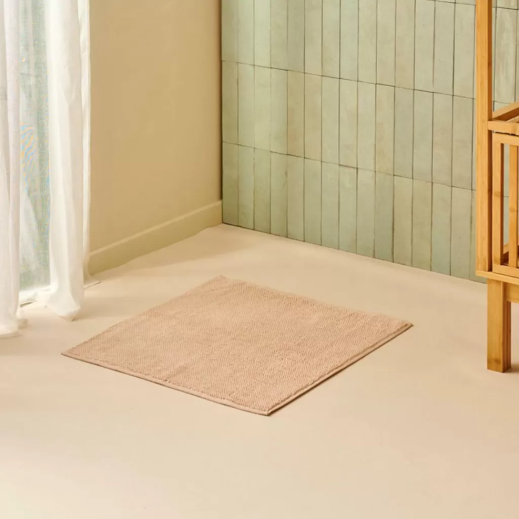 CASA MINERAL Tappetino Bagno Crema- Tappeti Per Bagno