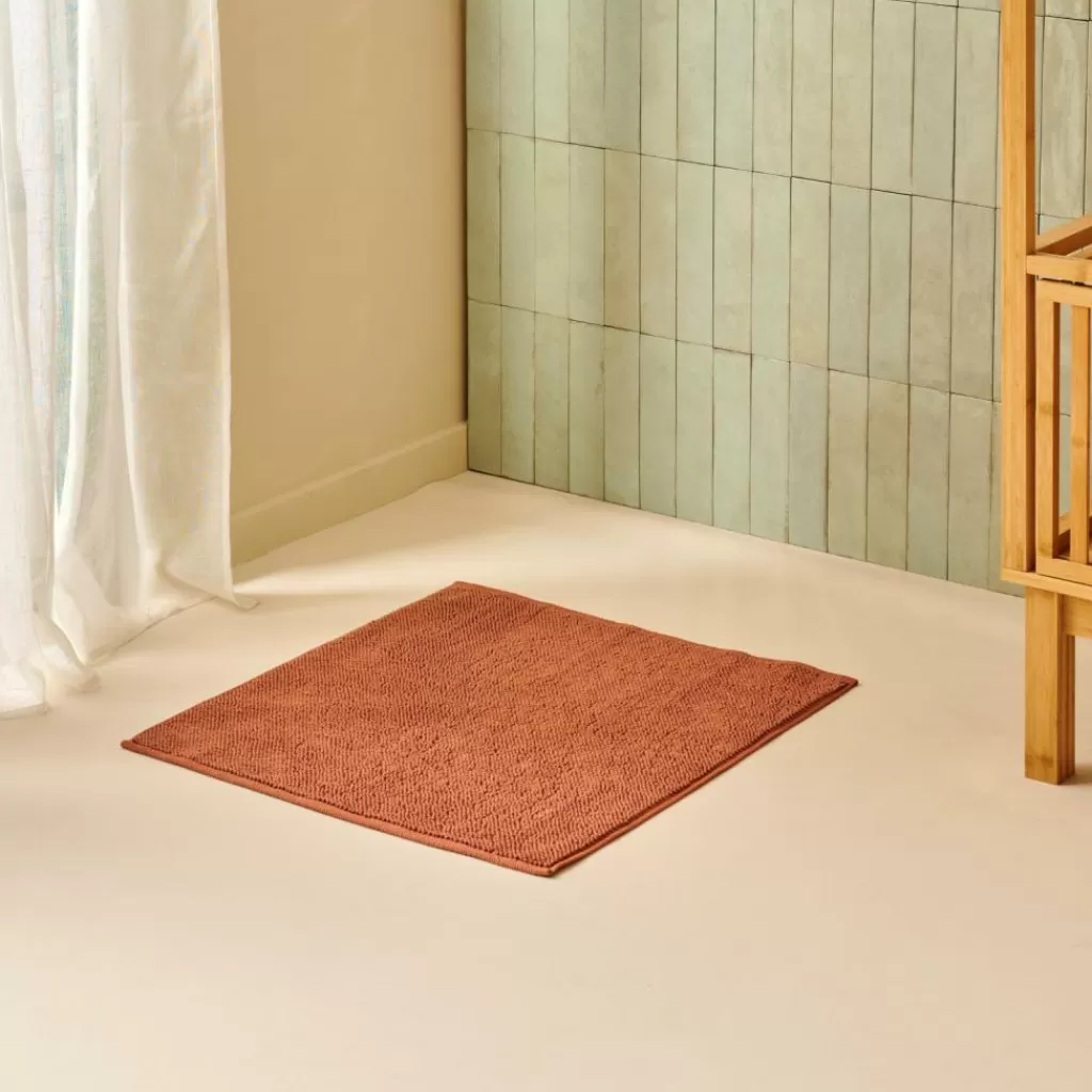 CASA MINERAL Tappetino Bagno Terracotta- Tappeti Per Bagno