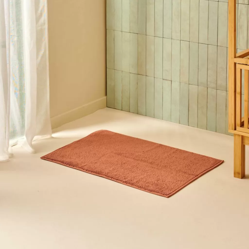 CASA MINERAL Tappetino Bagno Terracotta- Tappeti Per Bagno