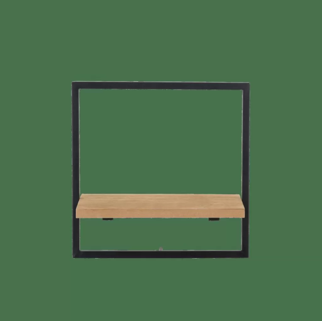 CASA MIX&MATCH Organiser Da Parete Nero, Naturale- Scaffali Da Parete