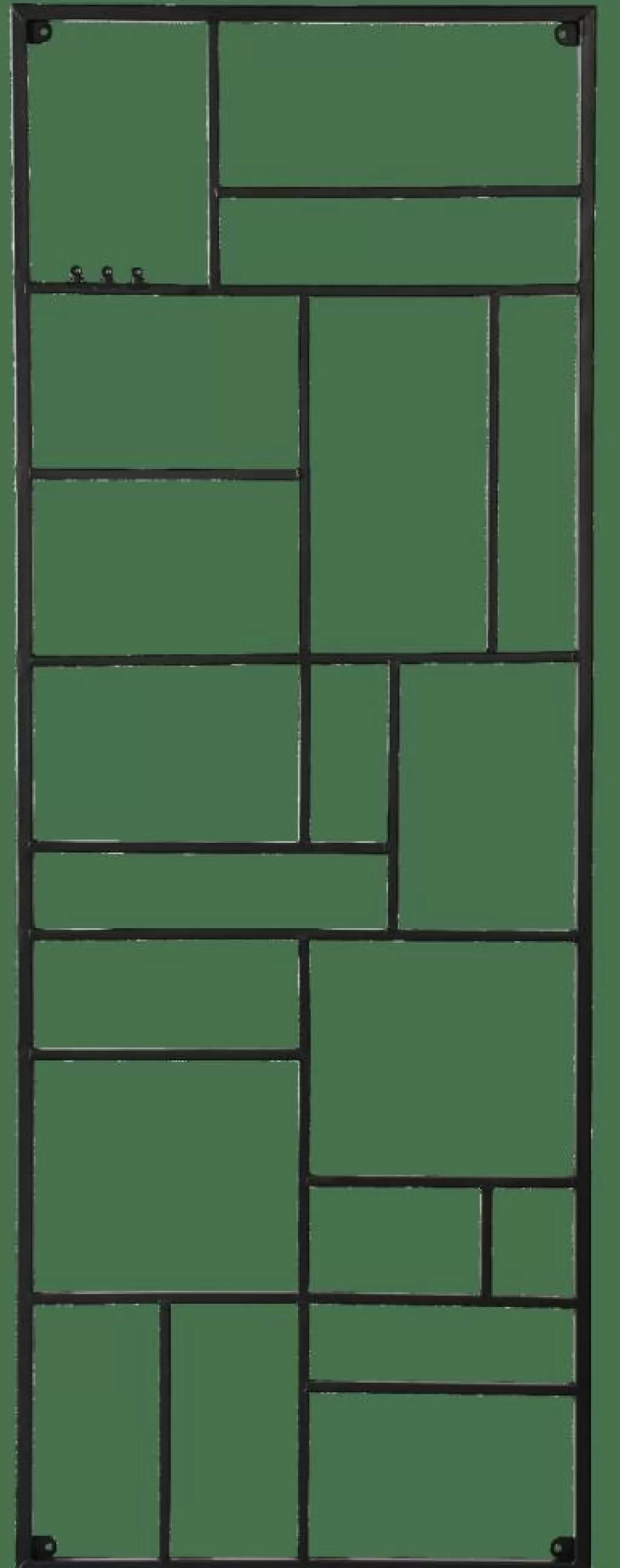 CASA MODULAR Organiser Da Parete Nero- Decorazioni Da Parete | Scaffali Da Parete