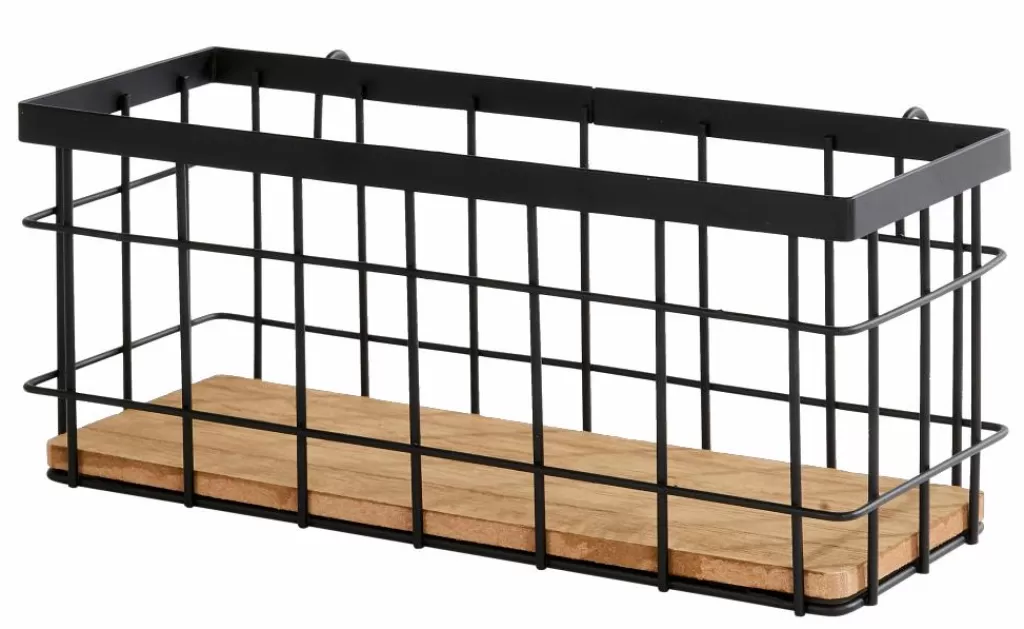 CASA MODULAR Set Di 7 Ganci Nero- Decorazioni Da Parete | Scaffali Da Parete