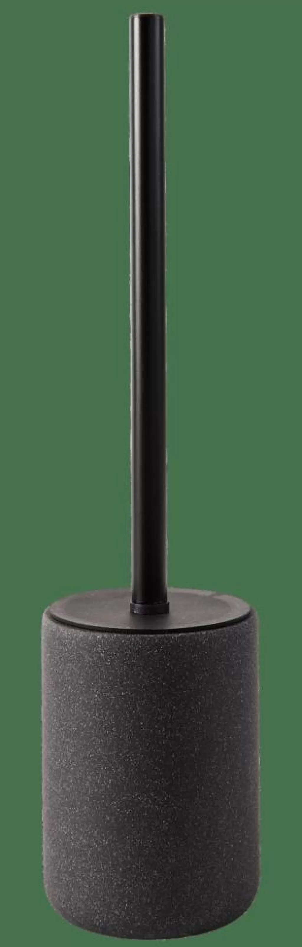CASA MOON Scopino WC In Supporto Nero, Grigio Scuro- Accessori Per Il Wc