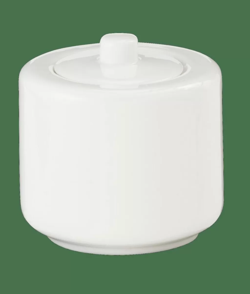 CASA MOON Zuccheriera Con Coperchio Bianco- Utensili Da Caffè | Utensili Da Tè