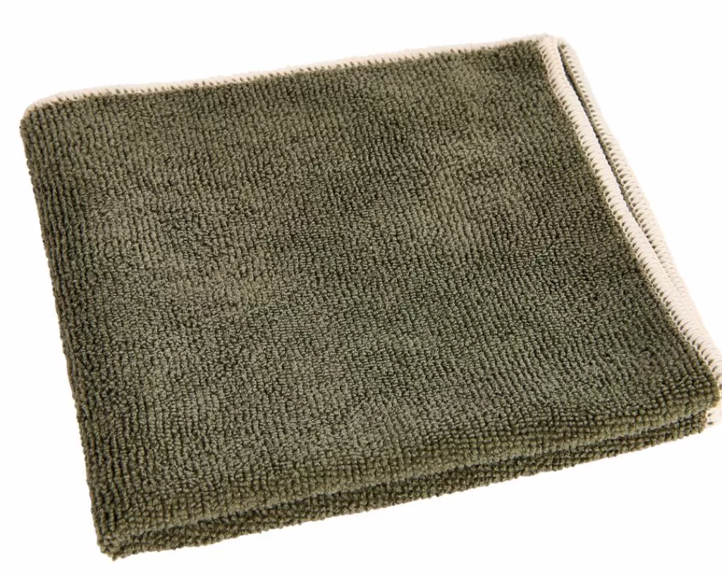 CASA MULTI Panno In Microfibra Set Di 3 Nero- Strofinacci