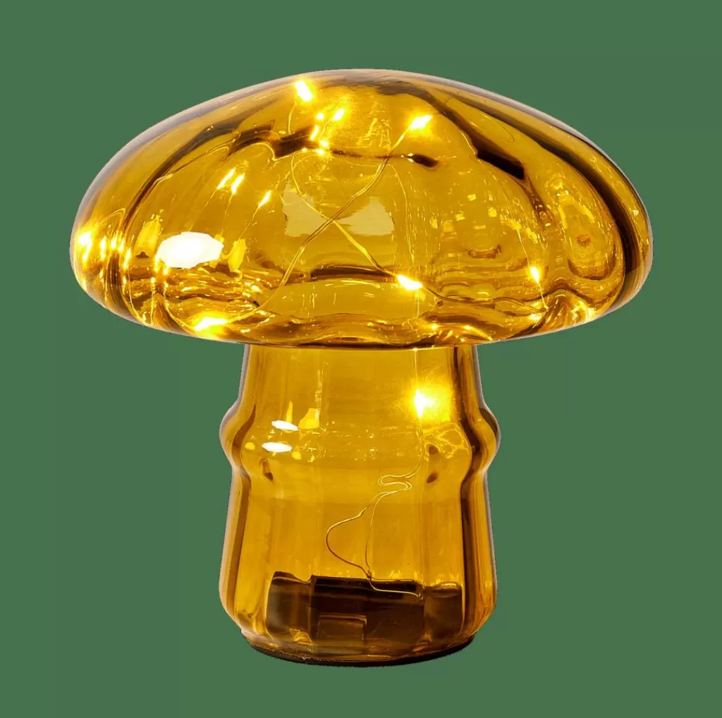 CASA MUSHRO Lampada Decorativa Giallo- Autunno | Lampade Da Tavolo