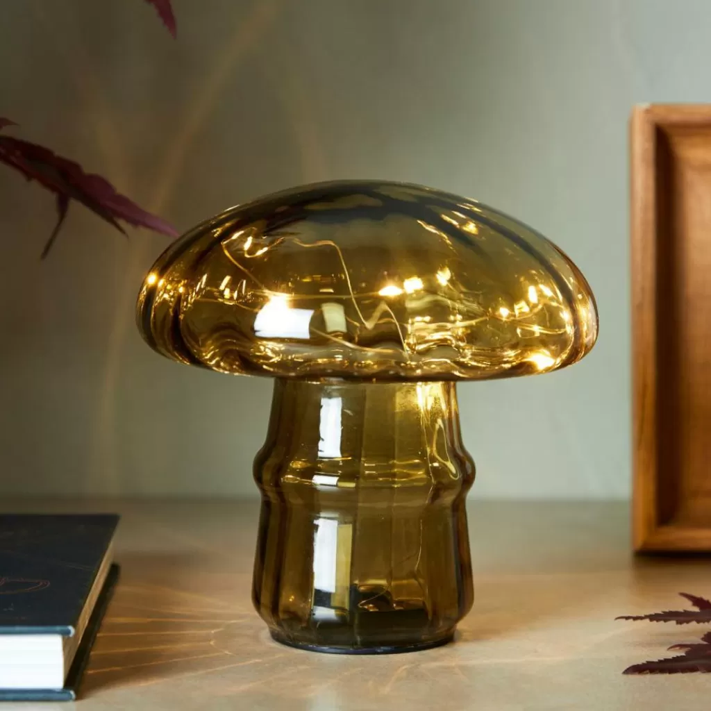 CASA MUSHRO Lampada Decorativa Verde- Autunno | Lampade Da Tavolo
