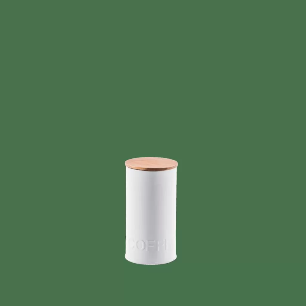 CASA NAGINI Contenitore Capsule Caffè Bianco, Naturale- Utensili Da Caffè | Contenitore Per Alimenti
