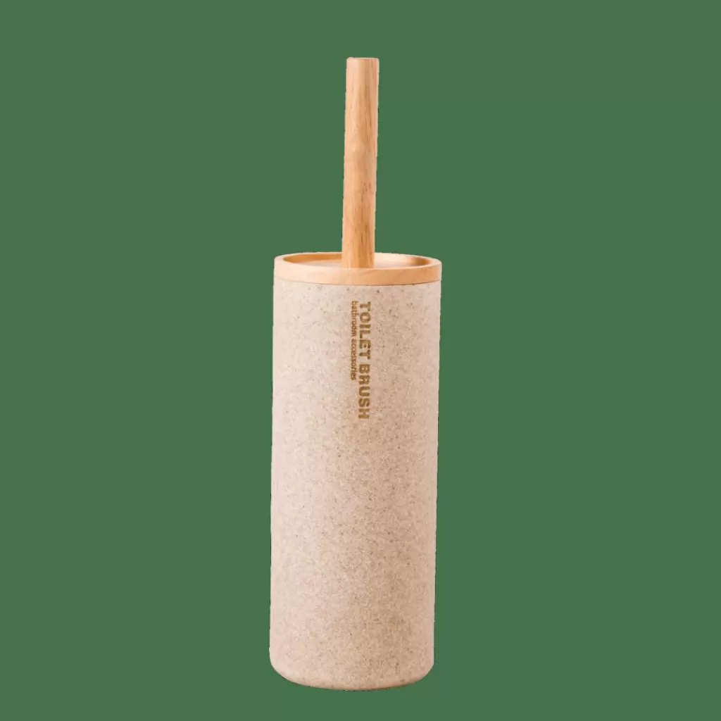 CASA NEW RESIN Scopino WC In Supporto Naturale- Accessori Per Il Wc