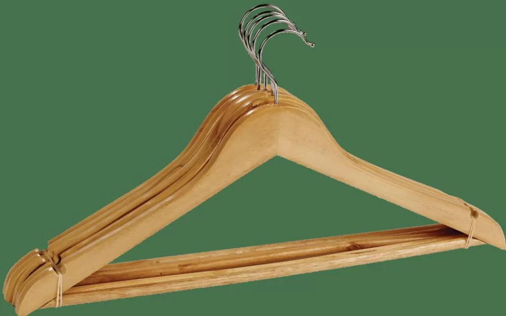 CASA NEW WOOD Grucce Set Di 5 Naturale- Grucce